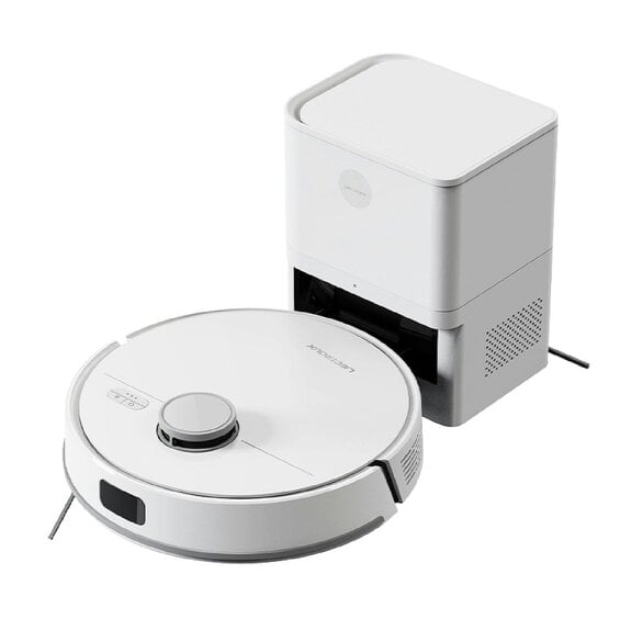 Liectroux Robot vacuum cleaner with self-emptying, laser navigation and app control - weiß