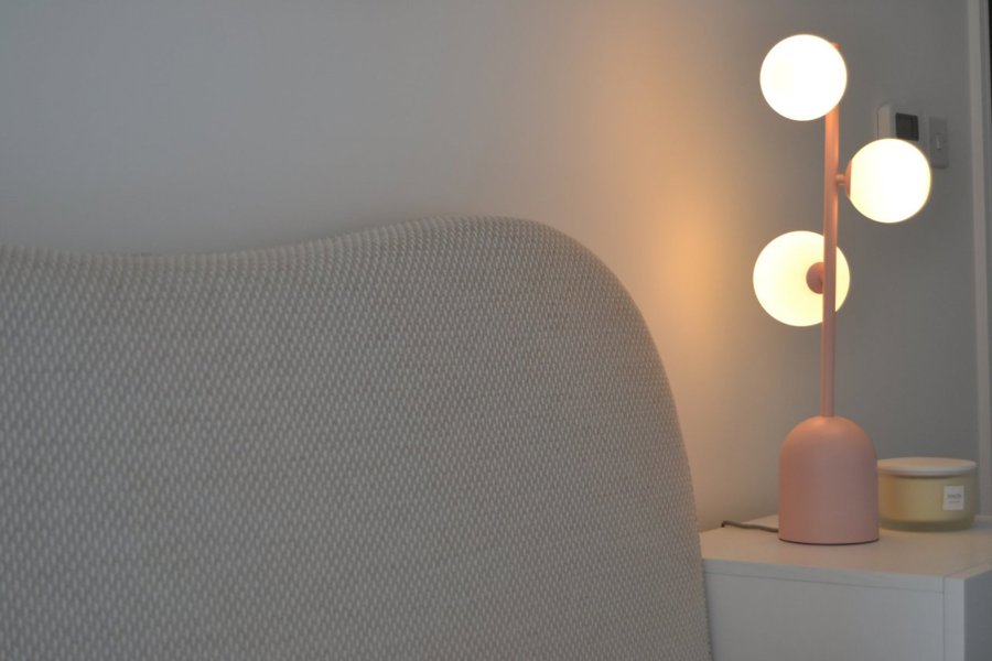 Wave Double Bed in Natural Weave