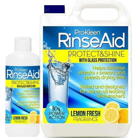 ProKleen Pro-Kleen Rinse Aid (5L + 500ml) - Lemon Fresh - Protect & Shine With Added Glass Protection