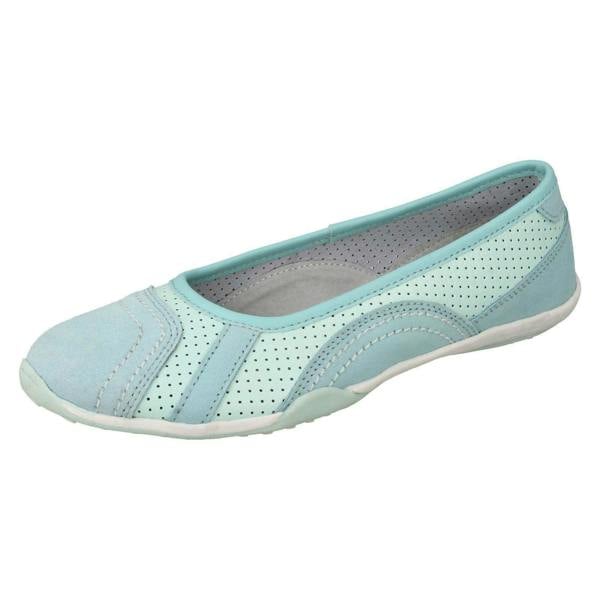 Down to Earth Ladies Down To Earth Flat Ballerina Shoes