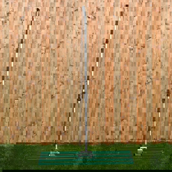 T-mech Rotary Spreader & 100cm Lawn Leveller - Green