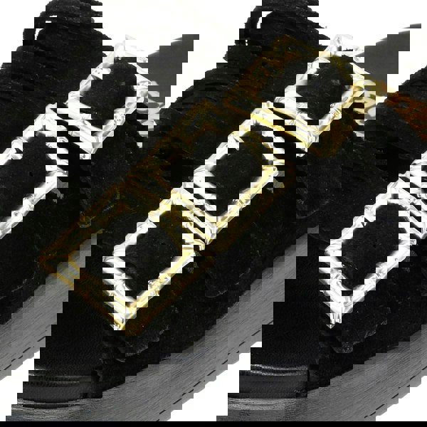 Desert Fleur Gypsum Tennesee Suede Women's Black Sandals