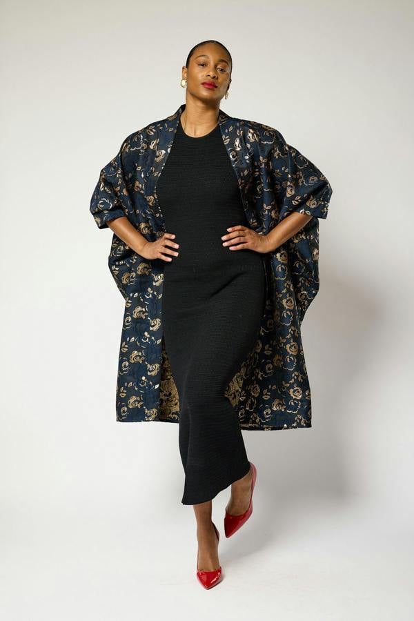 Lioness by TF Regal Azure Blossom Kimono Jacket