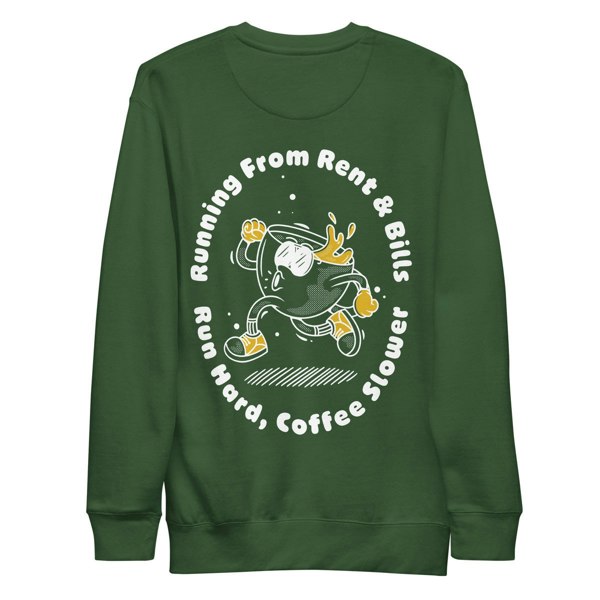 ANCHOR & CREW x GUSTATORY Coffee Over Bills Cotton Blend Embroidered Sweatshirt