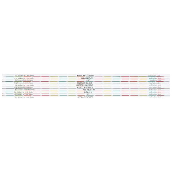 Big Stickers for Little Hands Assortment x 10