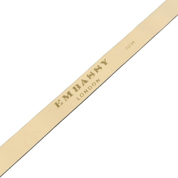 Embassy London Emma - Green & Brown Snake - Women's Italian leather belt