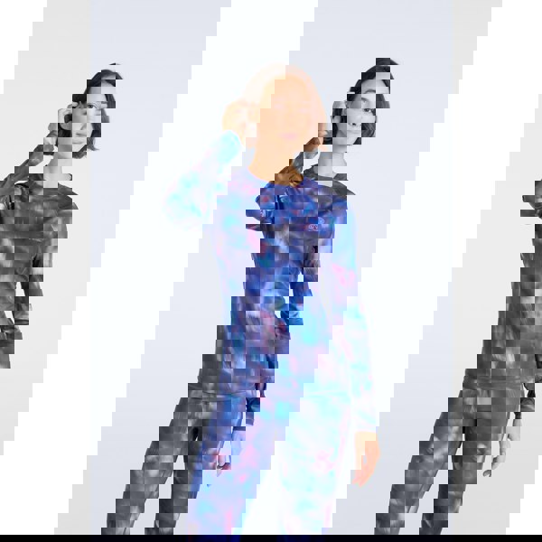 Animal Womens Piste Printed Base Layer Top - Dark Purple