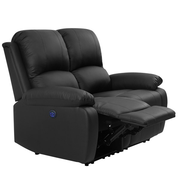 Comfy Living PU Leather Electric Reclining Sofa set