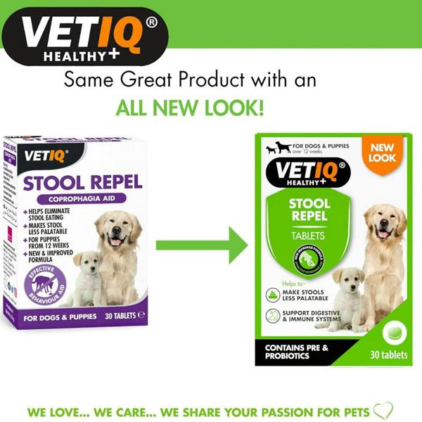 Mark & Chappell M&C Vetiq Stool Repel 30 Tablets