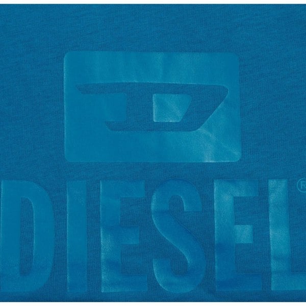 Diesel Monotone Logo Blue Sapphire T-Shirt