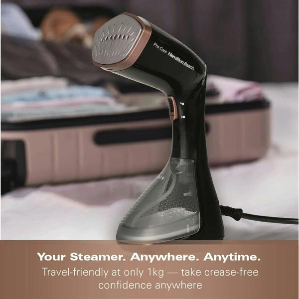 Hamilton Beach ProCare Handheld Garment Steamer - Black & Bronze - Hamilton Beach UK