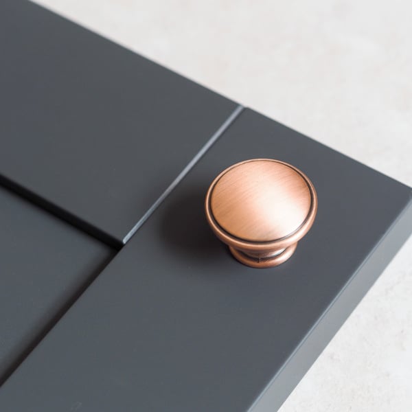 Handle & Home 38mm Brushed Copper Knob
