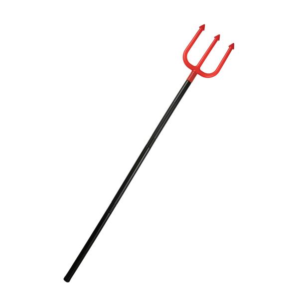 Bristol Novelty Large Devil Fork - Black/Red - 