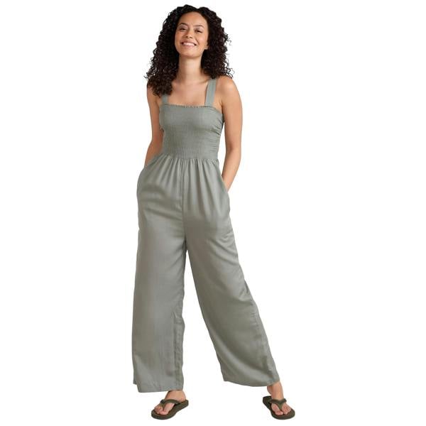 Animal Womens/Ladies Astrid Jumpsuit - Pale Green - 