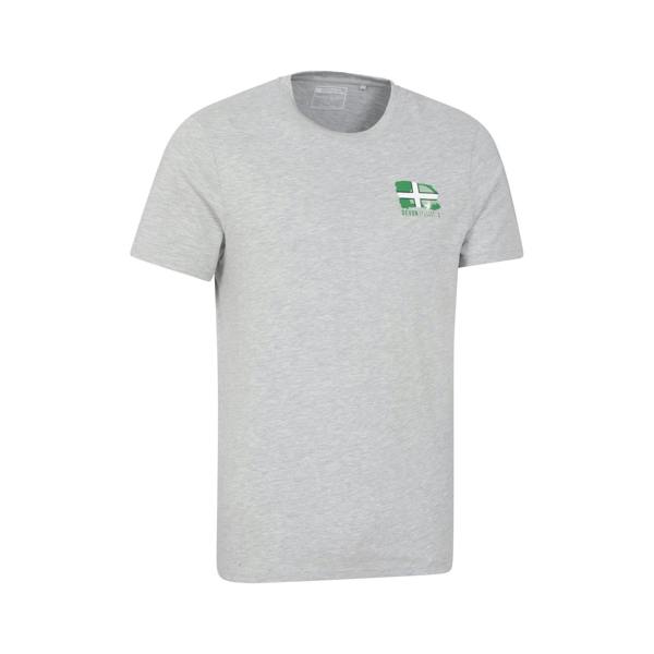 Animal Mens Devon Relaxed Fit Short-Sleeved T-Shirt - Grey - 