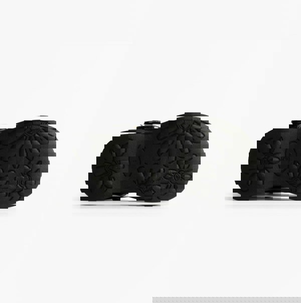 Boulevard Girls Touch Fasten T-Bar School Shoes Black Matt