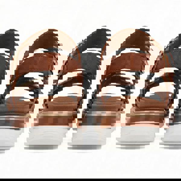 Remonte Remonte D1J64 Womens Ankle Strap Sandals Brown