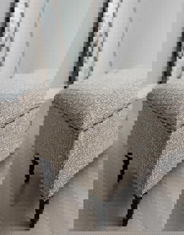 Animal print cream pattern coffee table storage Footstool Pouffe | seat bench - ISTOOLS