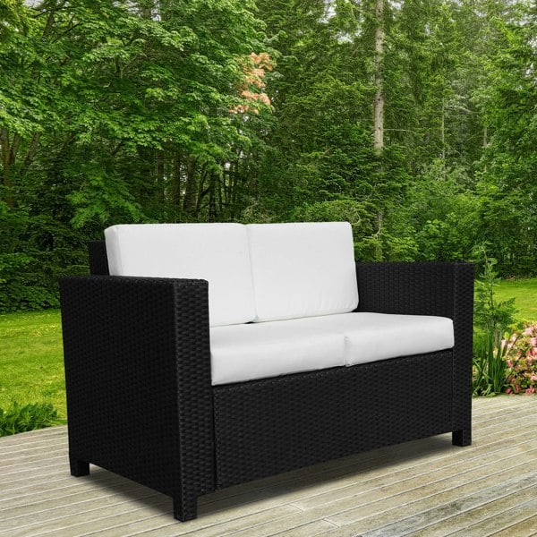 Rattan Loveseat