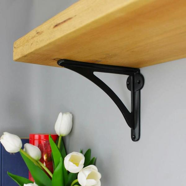 Oakcrafts - Victorian Ironbridge Shelf Brackets - Pair of Brackets 150mm x 125mm