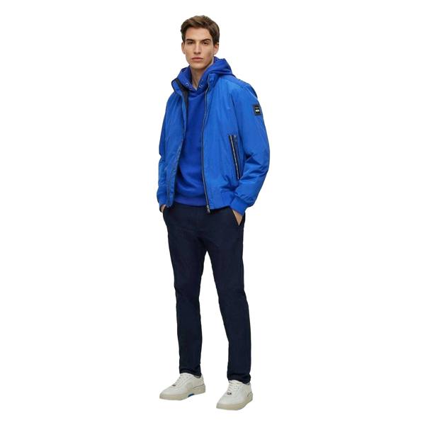 Boss Mens Porsche X Hoodie - Bright Blue - 
