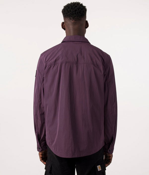 Belstaff Dark Garnet Staunton Overshirt Jacket - Purple