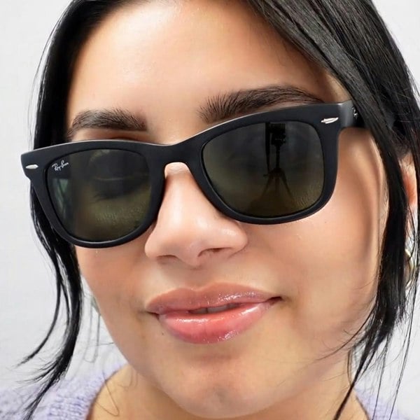 Ray-Ban Sunglasses Folding Wayfarer 4105 Black 601 54mm