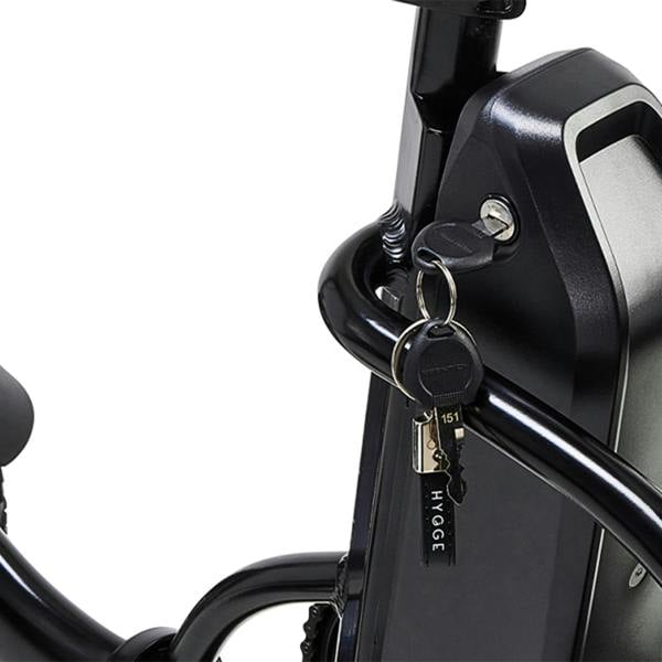 Hygge Bikes Vester Step 2026 - Folding Fat Tyre E-Bike 48V 14Ah - Onyx Black