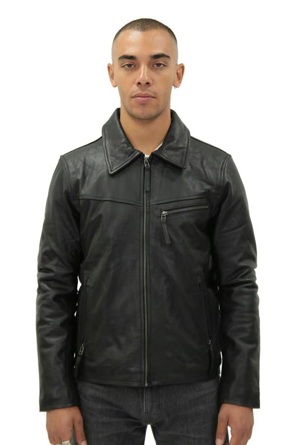Infinity Leather Men's Harrington Cow Hide Leather Jacket-Lima