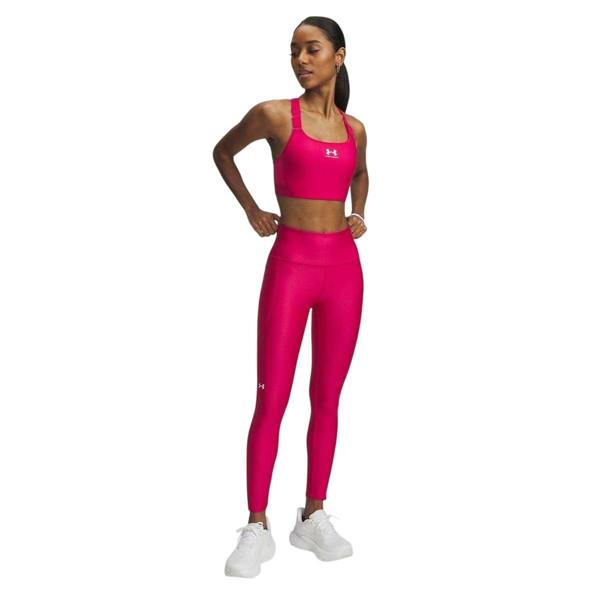 Under Armour Womens/Ladies HeatGear Leggings - Fuchsia/White - 