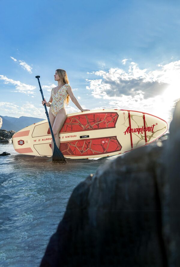 Aquaplanet ALLROUND TEN 10' Inflatable Paddle Board Package - Kintsugi