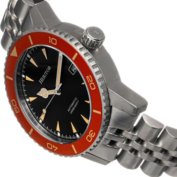 Heritor Automatic Hurst Bracelet Watch - Orange - HERHS1903