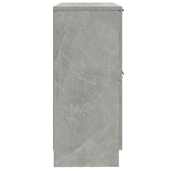 Berkfield Sideboards 2 pcs Concrete Grey 30x30x70 cm Engineered Wood