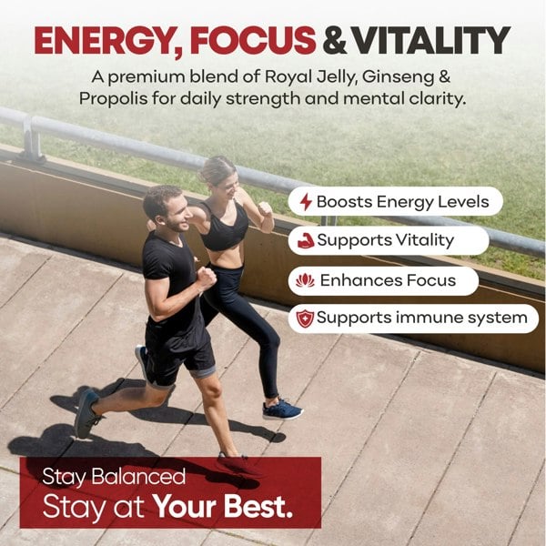 BEE&YOU Royal Jelly+Ginseng+Propolis Tablets Ultra Potency