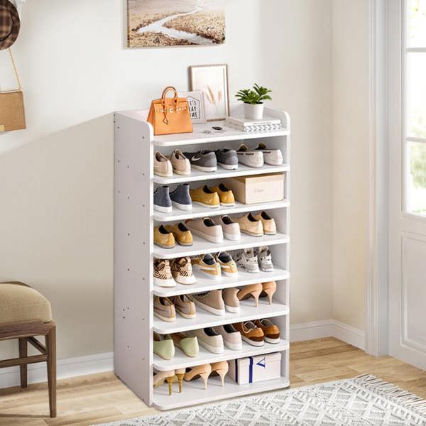 Living and Home 8-Tier Shoe Rack Shoe Cabinet for Entryway