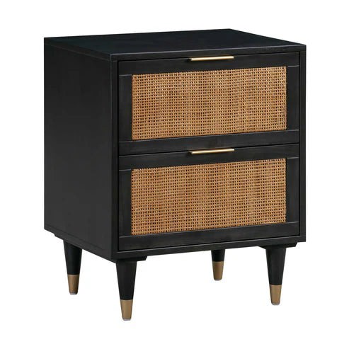 Furniture Edit Sierra Noir Nightstand Side End Table