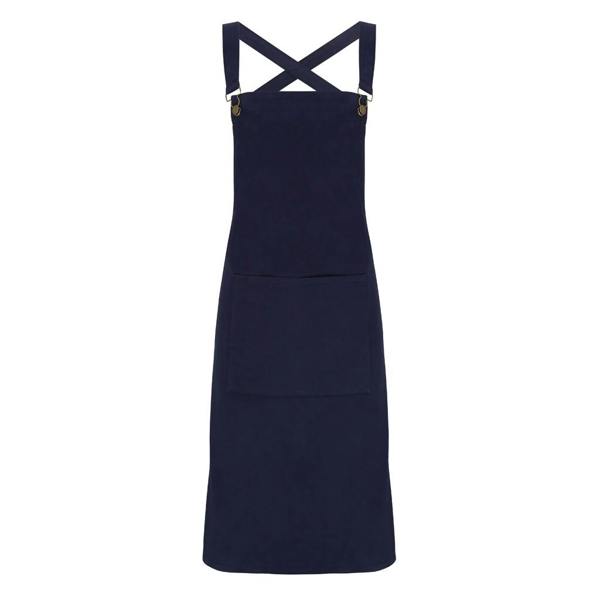 Premier Cross Back Barista Bib Apron - Navy