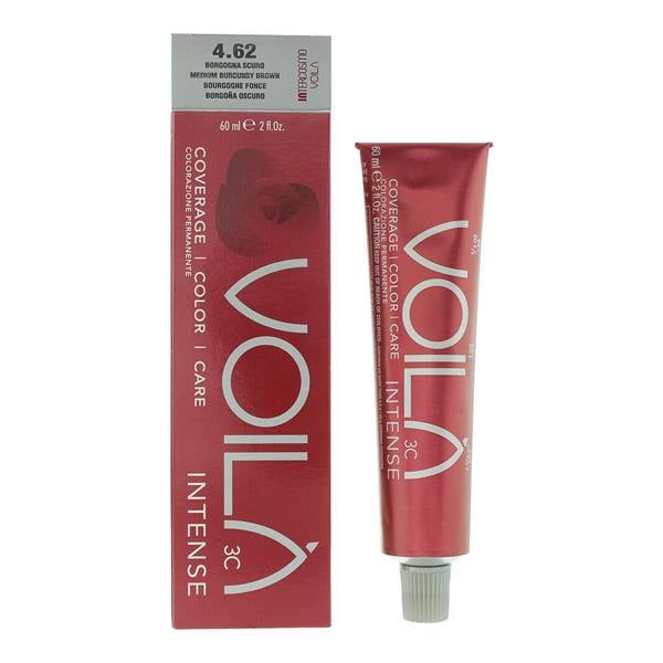 Intercosmo Voila 3C Hair Colour 60ml - 4.62 Medium Burgundy Brown