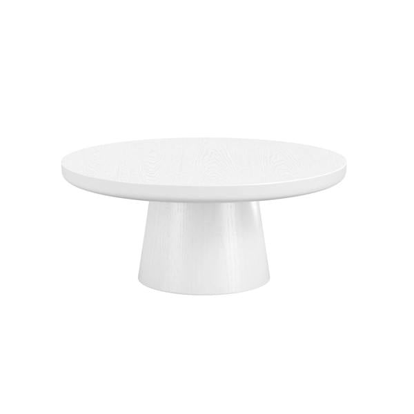 Wyld Haus Khali White Wood Veneer Coffee Table