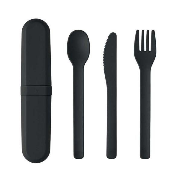 MidOcean Biteful Cutlery Set - Black - 