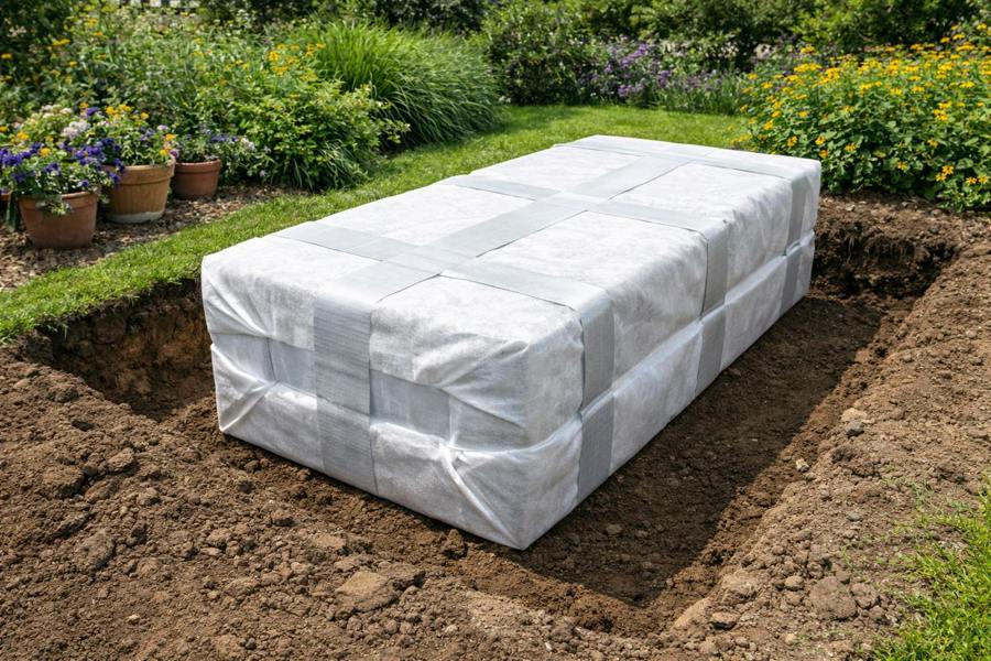 Spudulica Home & Garden Spudulica Cut Non Woven Membrane Stabilisation & Drainage fabric Filter layer 4.5m2 (2.25x2m)