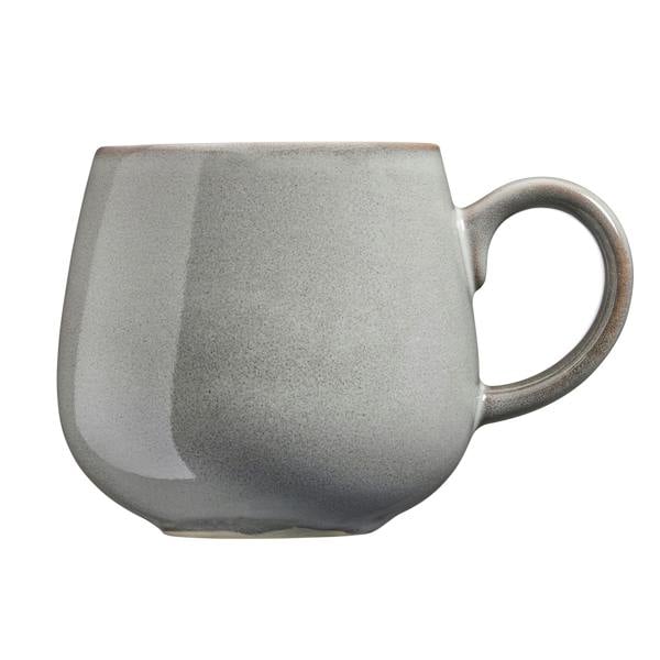 Cooks Professional Set of 4 Nordic Stoneware Mugs | 350ml | Grey