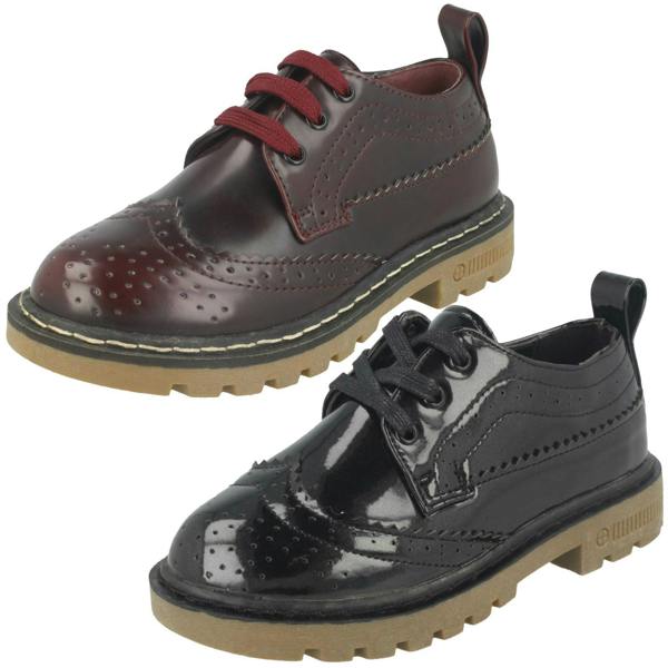Spot On Girls Spot On Lace Up Brogue Shoes
