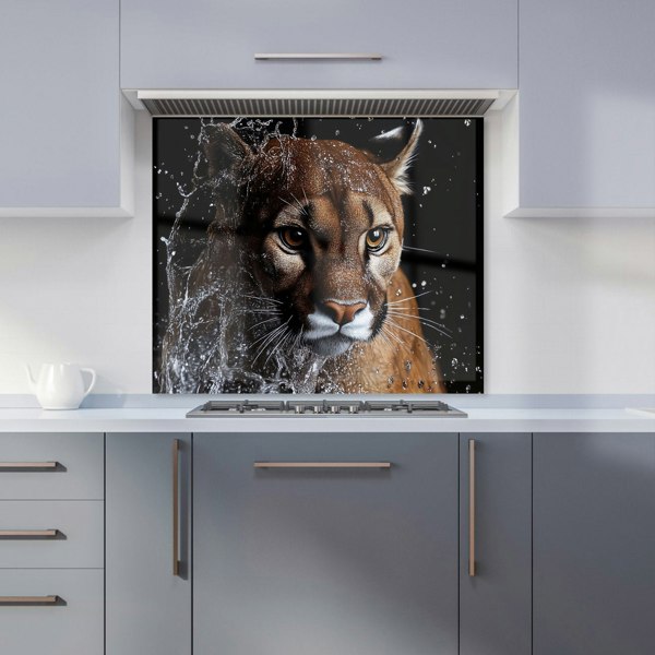 Warren Reed - Designer Fierce Puma in Motion Kitchen Splashback