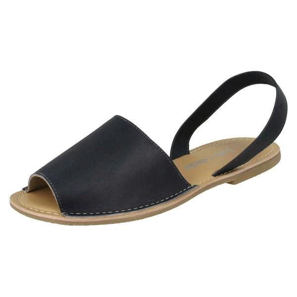 Leather Collection Ladies Leather Collection Slingback Mule Sandals