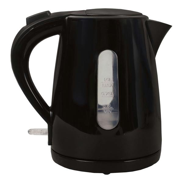 igenix 1 Litre Cordless Jug Kettle, 2200W, Black