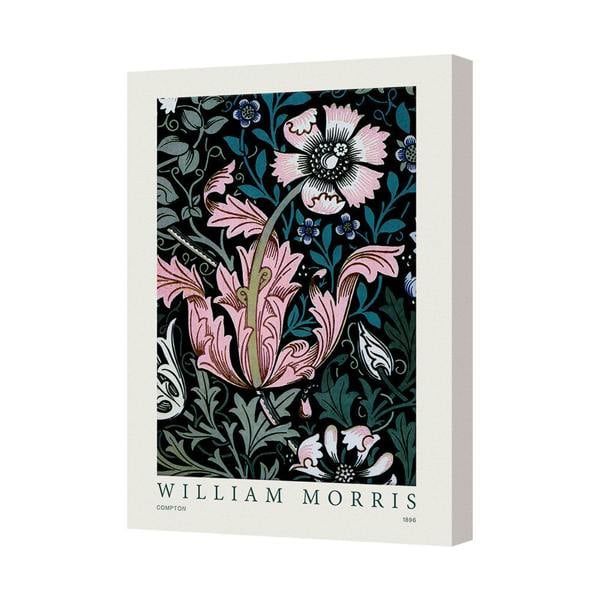 Benjamin Tate Design William Morris Compton Botanical Canvas Wall Art 1896 Print