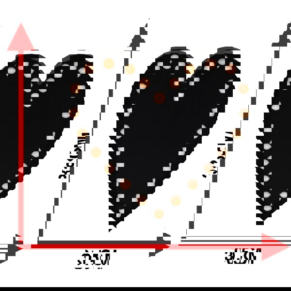 Maison des Cadeaux Love Heart LED Memo Board