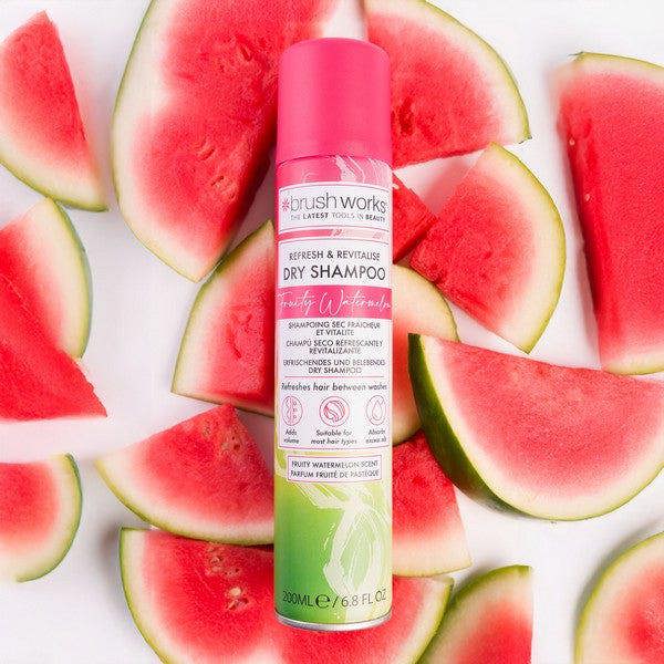 Brushworks Refresh & Revitalise Fruity Watermelon Dry Shampoo - 200ml