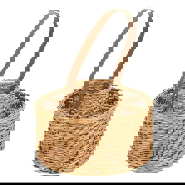 Wicker Round Whisky Celebration Drinks Carrier